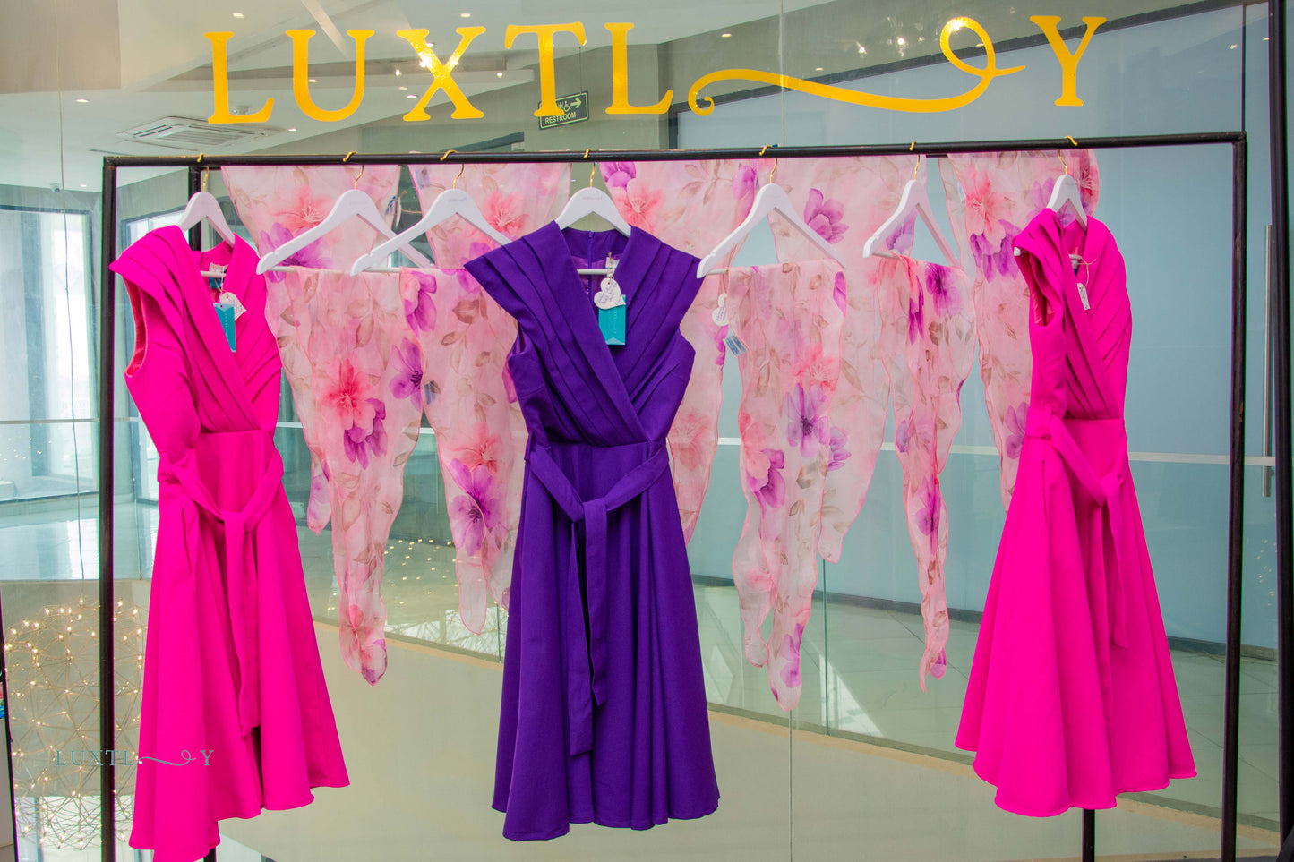 Hibiscus Neckerchief Scarf, 100% Soft Silk Organza