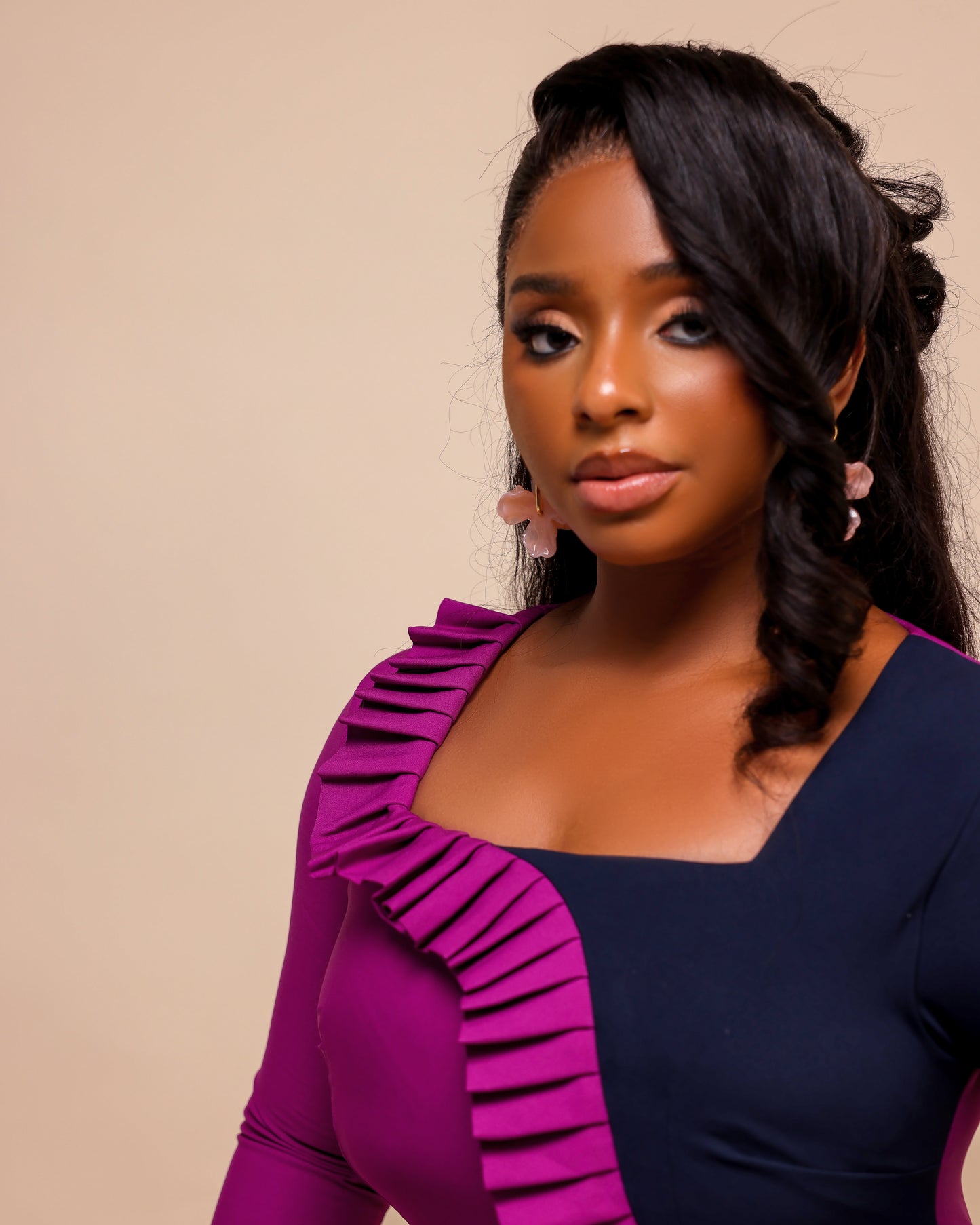 Zaria Two-Tone Dress