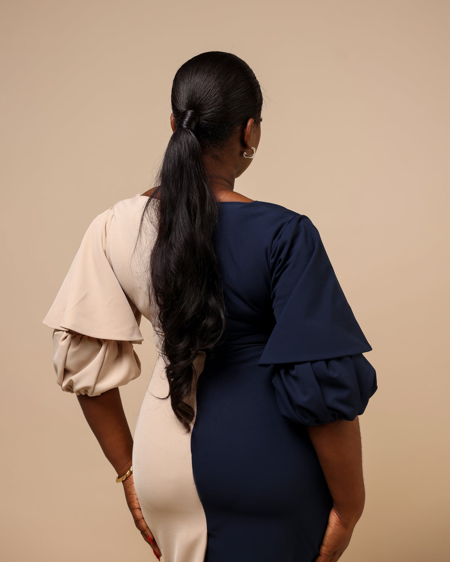 Ìsimi Two-Tone Dress