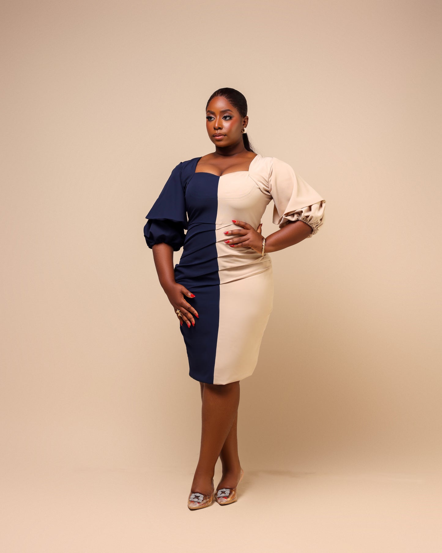 Ìsimi Two-Tone Dress
