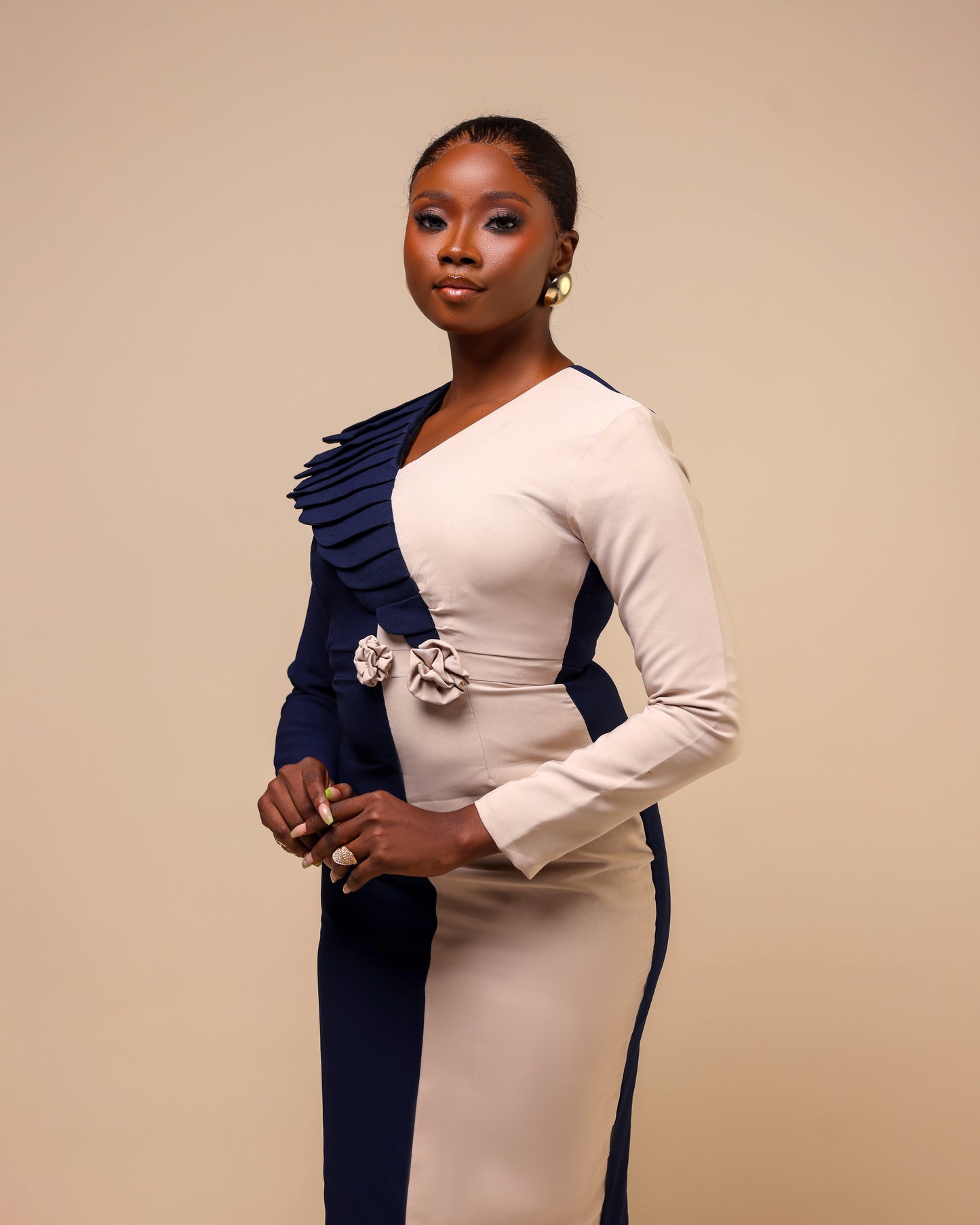 Àdùnni Two-Tone Dress