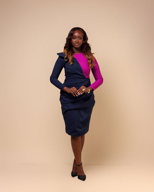 Kaito Two-Tone Dress